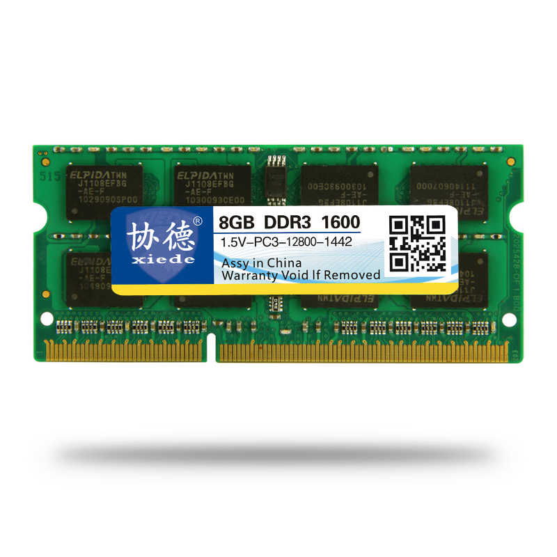 

XIEDE X047 ноутбук DDR3 8 ГБ 1600 Гц память компьютера полностью совместима