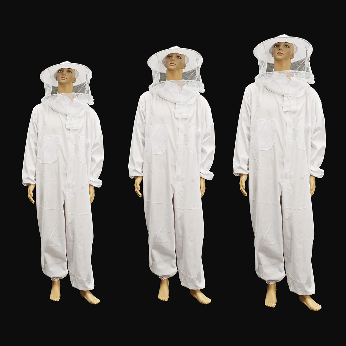 

Защитное снаряжение для пчеловодства Куртка из вуали Полный комплект для тела Шапка Пчеловодство для пчеловодства Набор