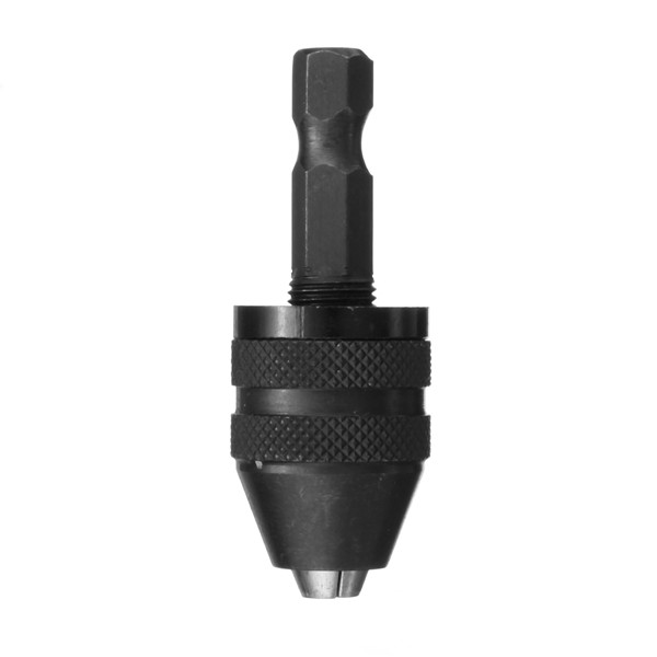 0.3-3.6/0.3-6.5/0.6-8mm Keyless Drill Chuck 1/4 Inch Hex Shank Quick Change Adapter Converter