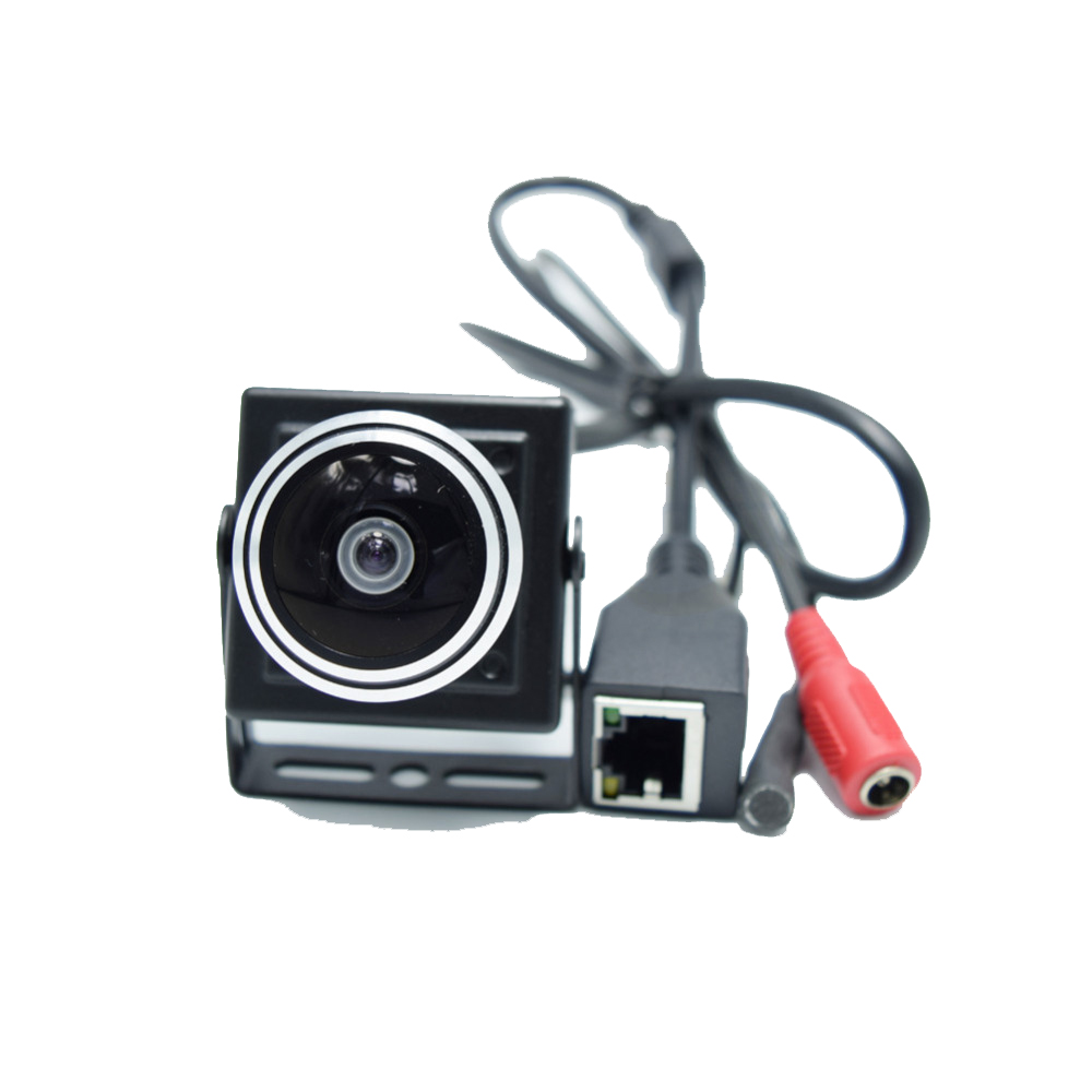 HQCAM 1080P Audio Video Camera MINI IP Camera H.264 Microphone Camera P2P Network 1.78mm Wide Angle Fisheye Lens