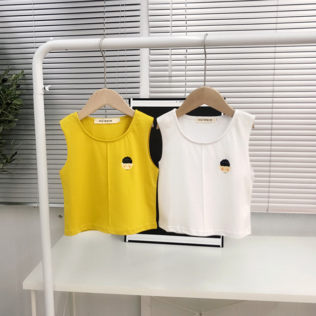 

Boys Without Trace Vests Ultra-thin Cotton Children Modal Girls Baby Children's Children's Slings Bottoming