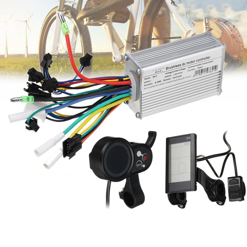 

BIKIGHT 24V-48V 250W Bike LCD Smart Display Brushless Motor Controller Scooter E-Bike Electric Bicycle Accessories