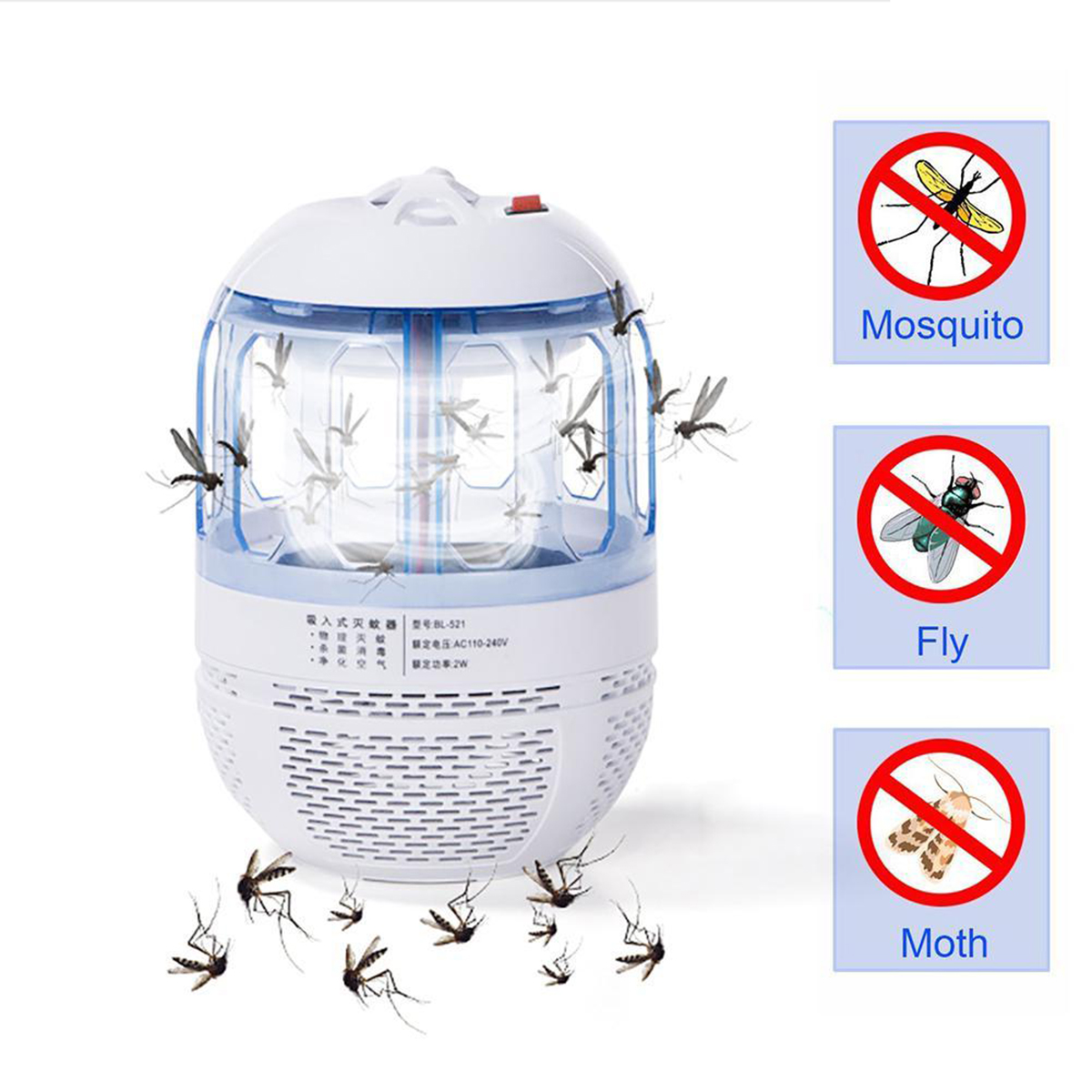 

Убийца мух ловушки от комаров 5W Лампа Убийца насекомых USB UV Свет Лампа