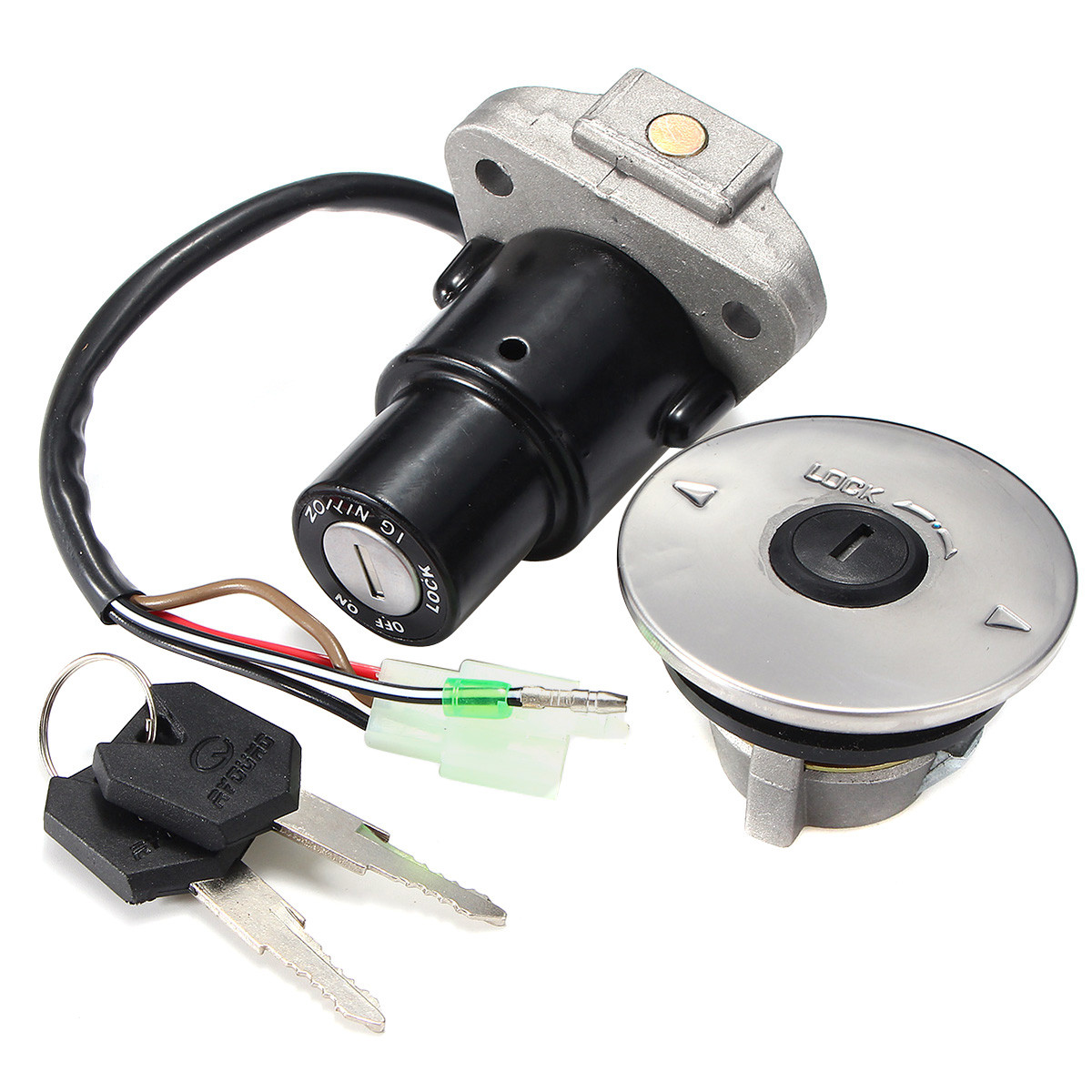 

Ignition Switch Lock Gas Cap Set For Yamaha FZR250 87-88 FZR400 88-90 FZR600 89-93