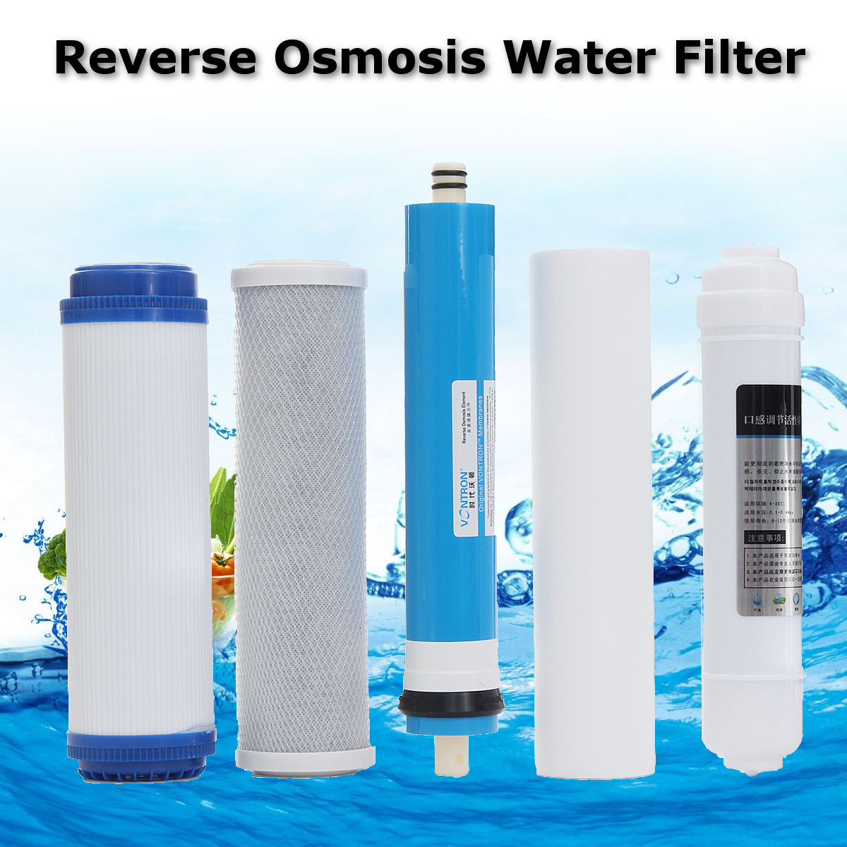 Комплект фильтров для очистки воды. Фильтр 5 микрон для осмоса. Фильтр для воды Reverse Osmosis. Reverse Osmosis фильтр набор. Сменные картриджи Reverse Osmosis Water Purification.