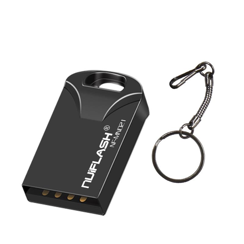 

Nuiflash NF-USB 02 High Speed USB Flash Drive USB 2.0 4GB 8GB 16GB 32GB 64GB Mini Pen Drive USB Disk with Gift Key Ring