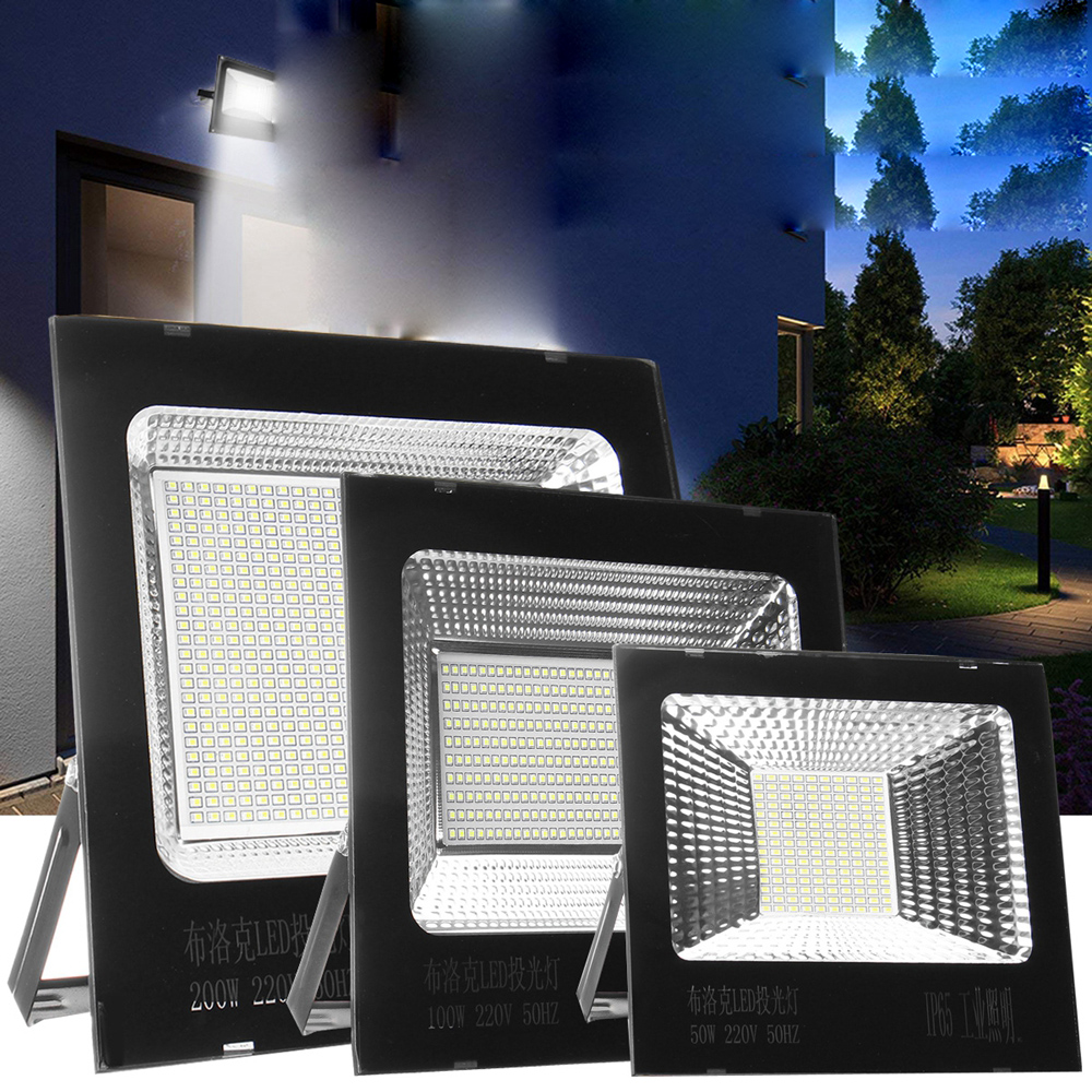 

Super Bright 50W 100W 200W LED Flood Light IP65 Waterproof Outdoor Garden Security Spot Lamp AC220V