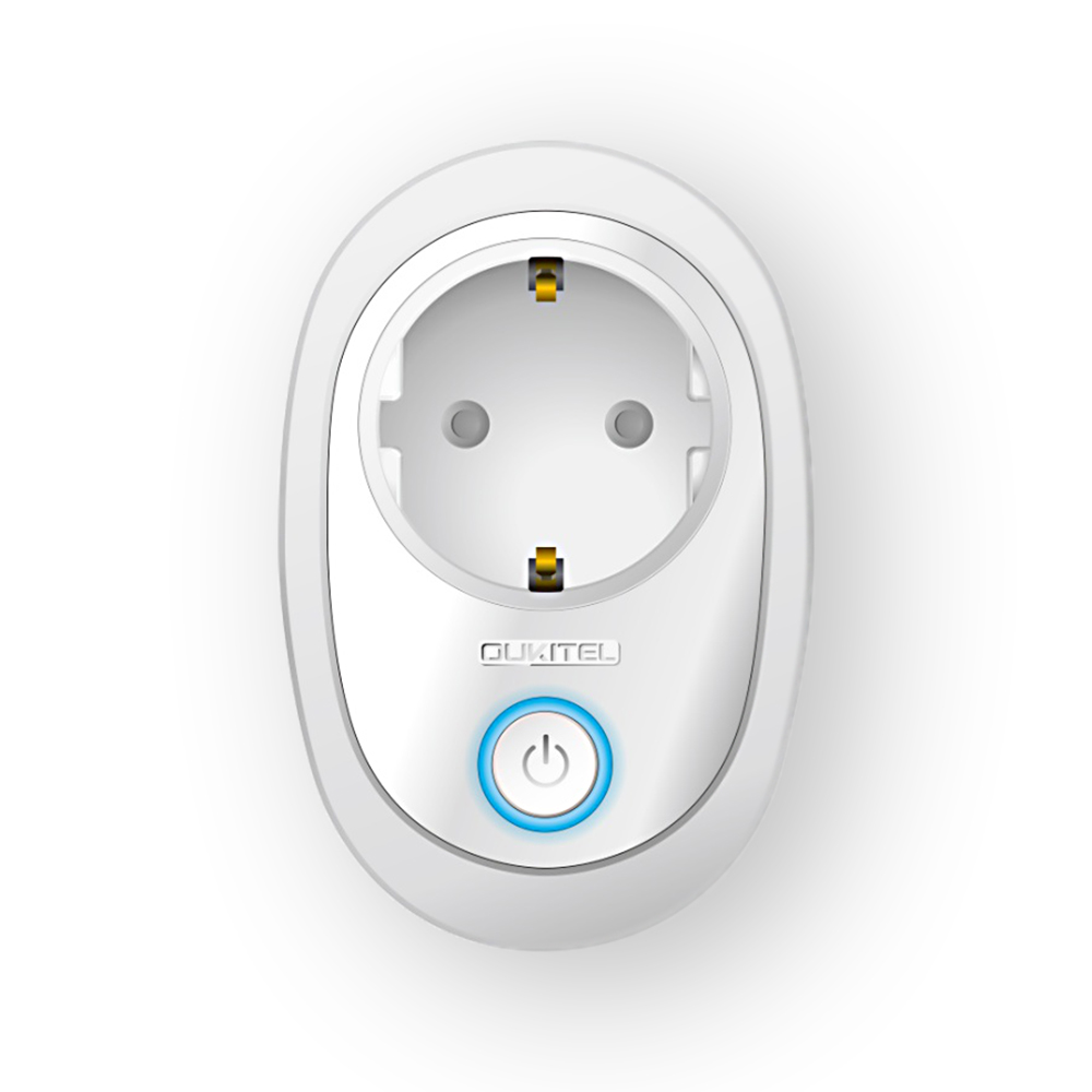 

Oukitel P2 Mini Smart WIFI Socket 16A EU Plug APP Remote Control Timing Smart Home Switch Power Outlet