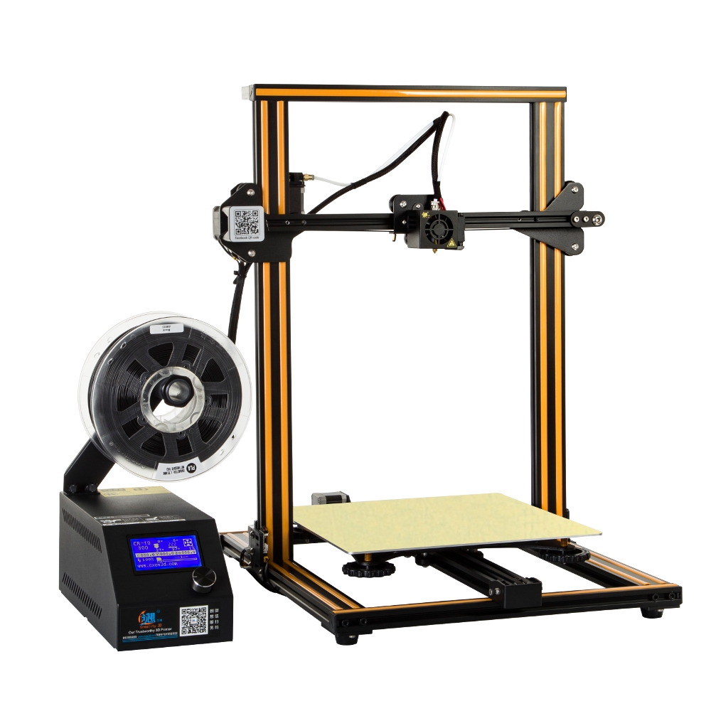 Creality 3D® CR-10 DIY 3D Printer Kit 300*300*400mm Printing Size 1.75mm 0.4mm Nozzle 8