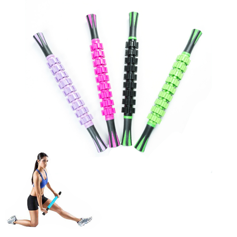 

KALOAD 9 Beads Massage Rollers Fitness Sports Yoga Muscle Roller Stick Exercise Tools Eliminate Fat Health Care Bar