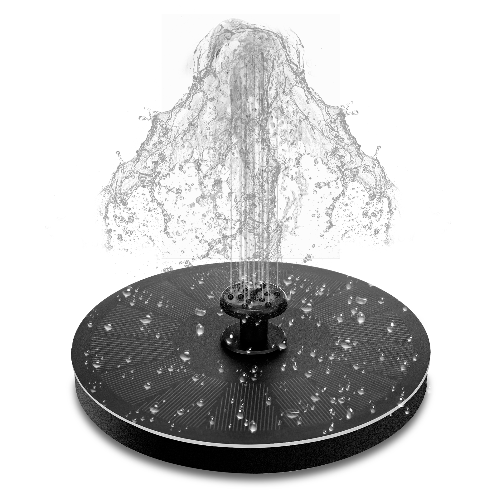 Find LIUMY Solar Fountain Pump 2 2W Floating Solar Round Water Pump Floating Panel With 7 Nozzles for Pond Fountain BirdBath Garden Decoration Water Cycling for Sale on Gipsybee.com with cryptocurrencies