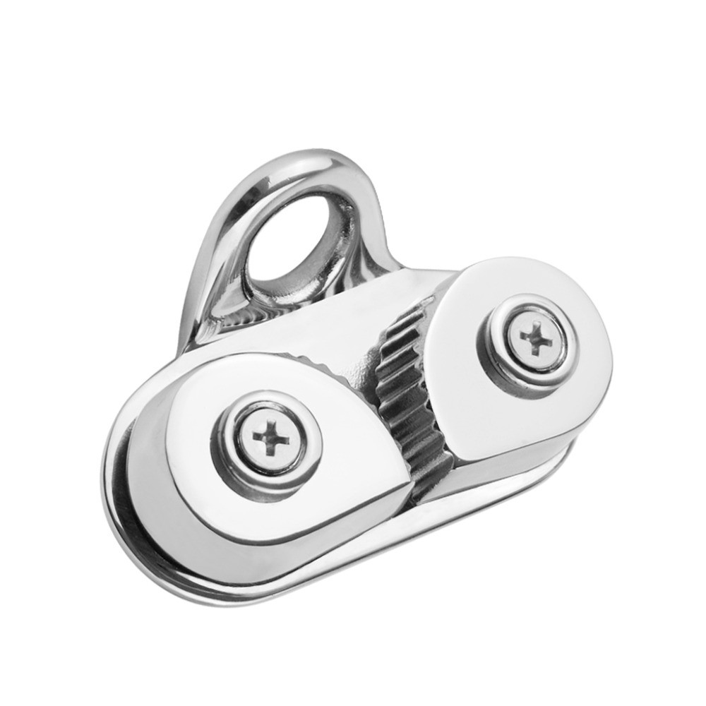 

Stainless Steel Cam Cleat with Leading Ring Boat Matic Fairlead Marine Sailing Sailboat Kayak Canoe Dinghy