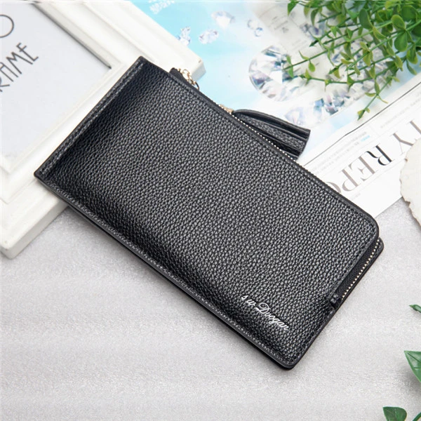 Women Tassel Long Card Holder Candy Color Zipper Purse Coin Bags 5.5'' Phone Case For Iphone 7P