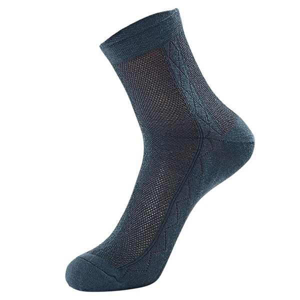 Men Summer Ultra Thin Breathable Socks Cotton Deodorant Sweat Middle Socks