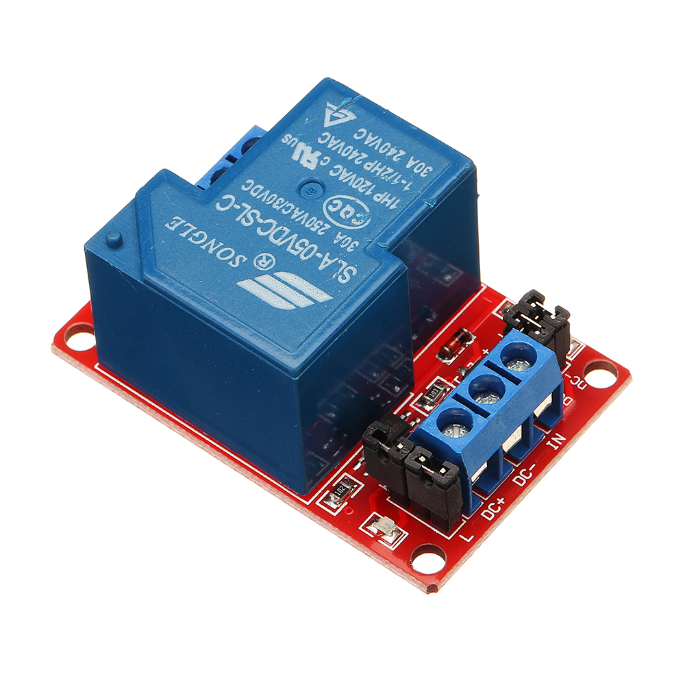 

5pcs BESTEP 1 Channel 5V Relay Module 30A With Optocoupler Isolation Support High And Low Level Trigger For Arduino
