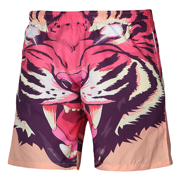

3D Tiger Printing Casual Beach Quick Drying Board Shorts