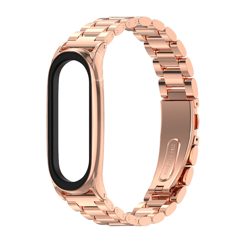 Find MIJOBS Plus Metal Stainless Steel Strap Replacement Watch Strap Wrist Bracelet for Xiaomi Mi Band 6/5/4/3 for Sale on Gipsybee.com with cryptocurrencies