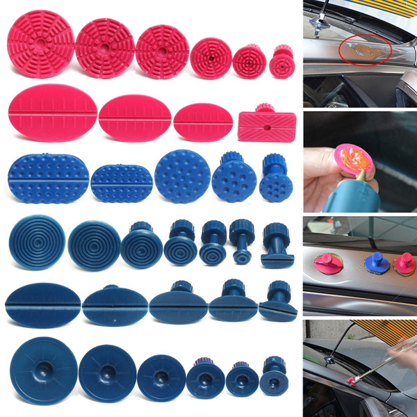 

33pcs Nylon Car Dent Repair Pulling Tabs Paintless Body Slide Damage Removal Tool