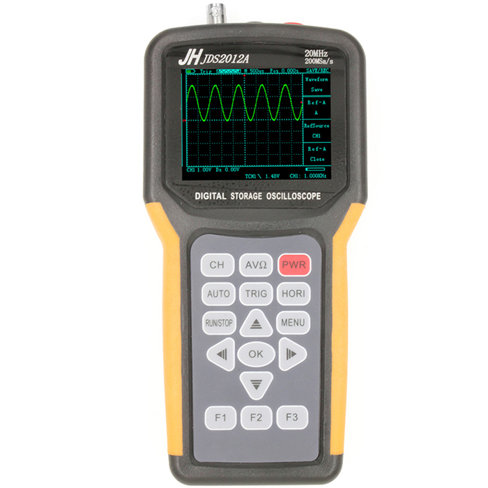 

JDS2012A Digital Handheld Oscilloscope 1 Channels 20MHz 200MSa/s Sample Rate Oscilloscope with Multimeter