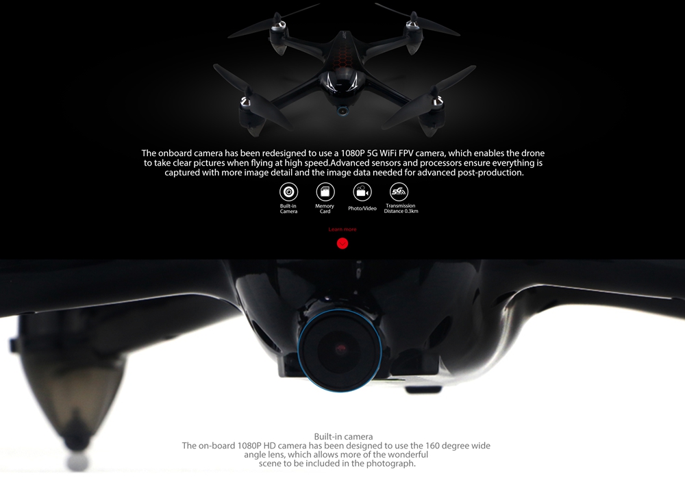 JJRC X8 GPS 5G WiFi FPV With 1080P HD Camera Altitude Hold Mode Brushless RC Drone Quadcopter RTF 100