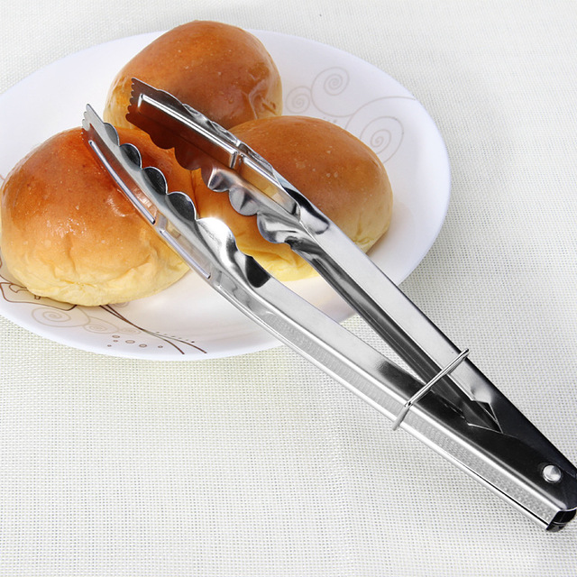 

9 Inch Bread Clip 430 Stainless Steel Barbecue Clip Barbecue Clip Kimchi Clip Kitchen Tool Food Clip