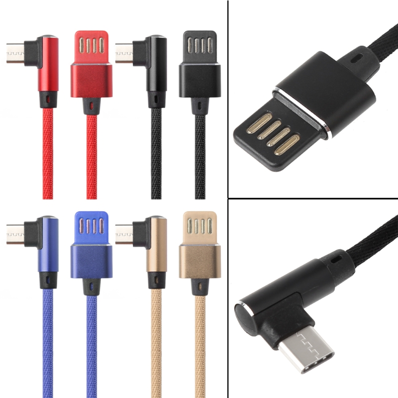 

Bakeey 90 Degree Type-C Reversible USB Data Phone Cable for Oneplus 5t Xiaomi 6 Mi A1 Note 3 S8