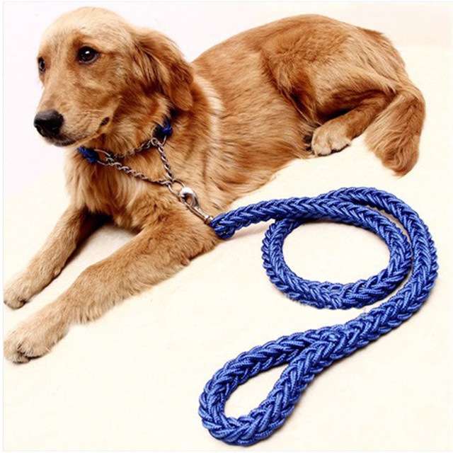 

Xl With Half P Collar Large Dog Leash Eight-strand Woven Pet Leash Dog Chain