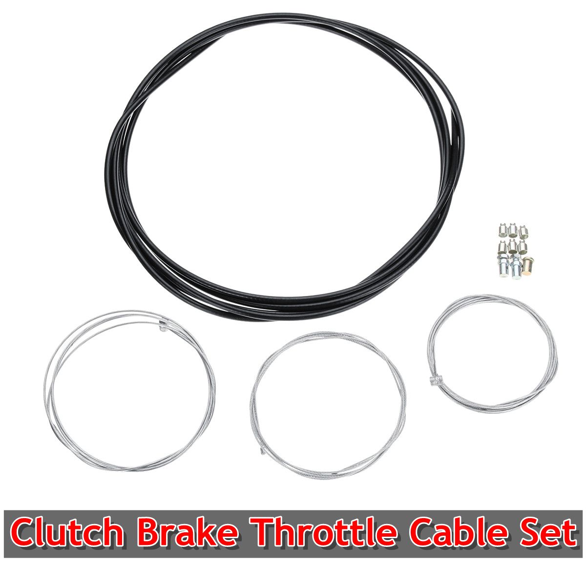clutch brake throttle black outer cable