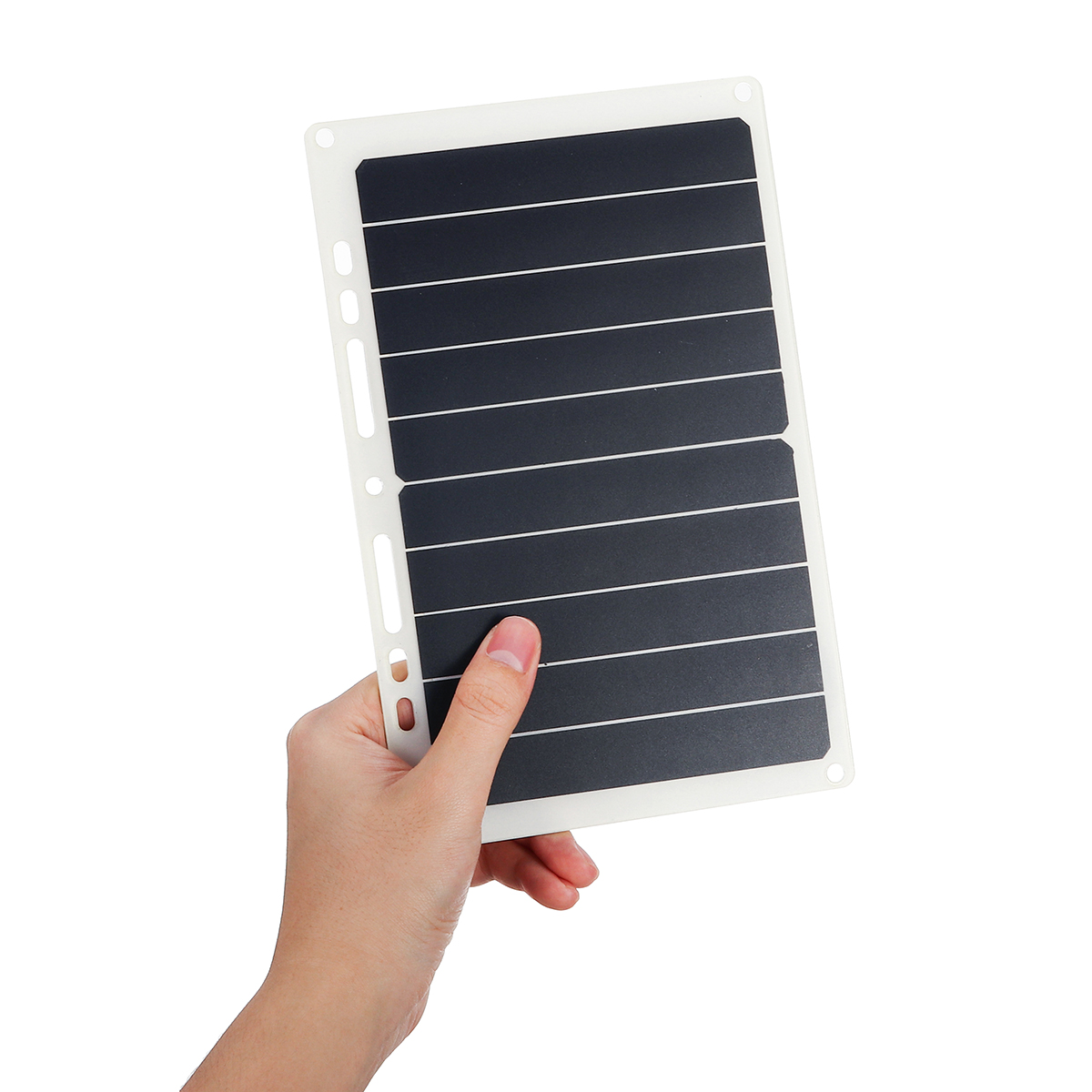 

10W 6V 1.7A Portable USB Solar Panel Solar Power Bank W/ Ring Binder Eyelet