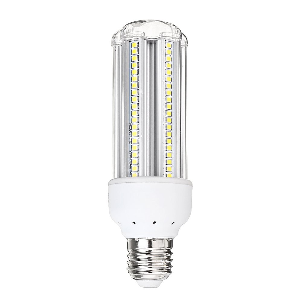 

AC85-265V E27 12W SMD2835 Pure White Time + Light Sensor Control LED Corn Light Bulb for Home