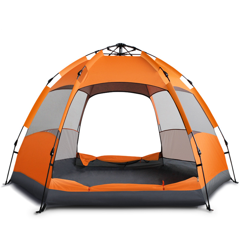 

На открытом воздухе 3-5 человек Автоматическая палатка Водонепроницаемы Двойной слой Sunshade Rain Shelter Hiking Кемпинг