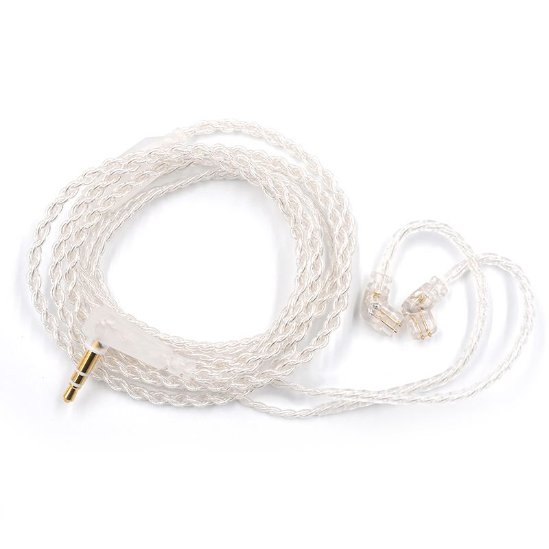 

Оригинал KZ ZSN Наушник Кабель Серебряный покрынный кабель для модернизации 2PIN Позолоченный кабель для наушников 0,75 мм
