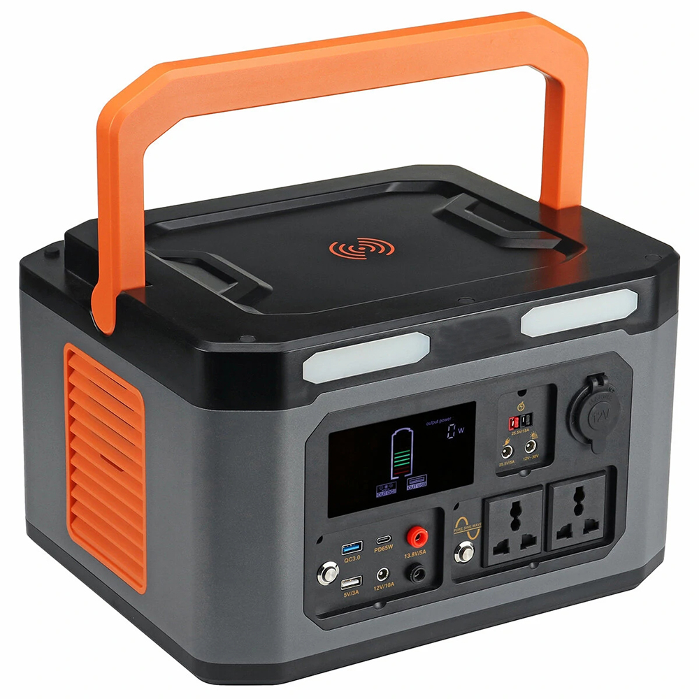 Find 1000W 999Wh 270000mAh Portable Power Station 110V/220V Power Generator With 15W Wireless Charging Function for Sale on Gipsybee.com with cryptocurrencies