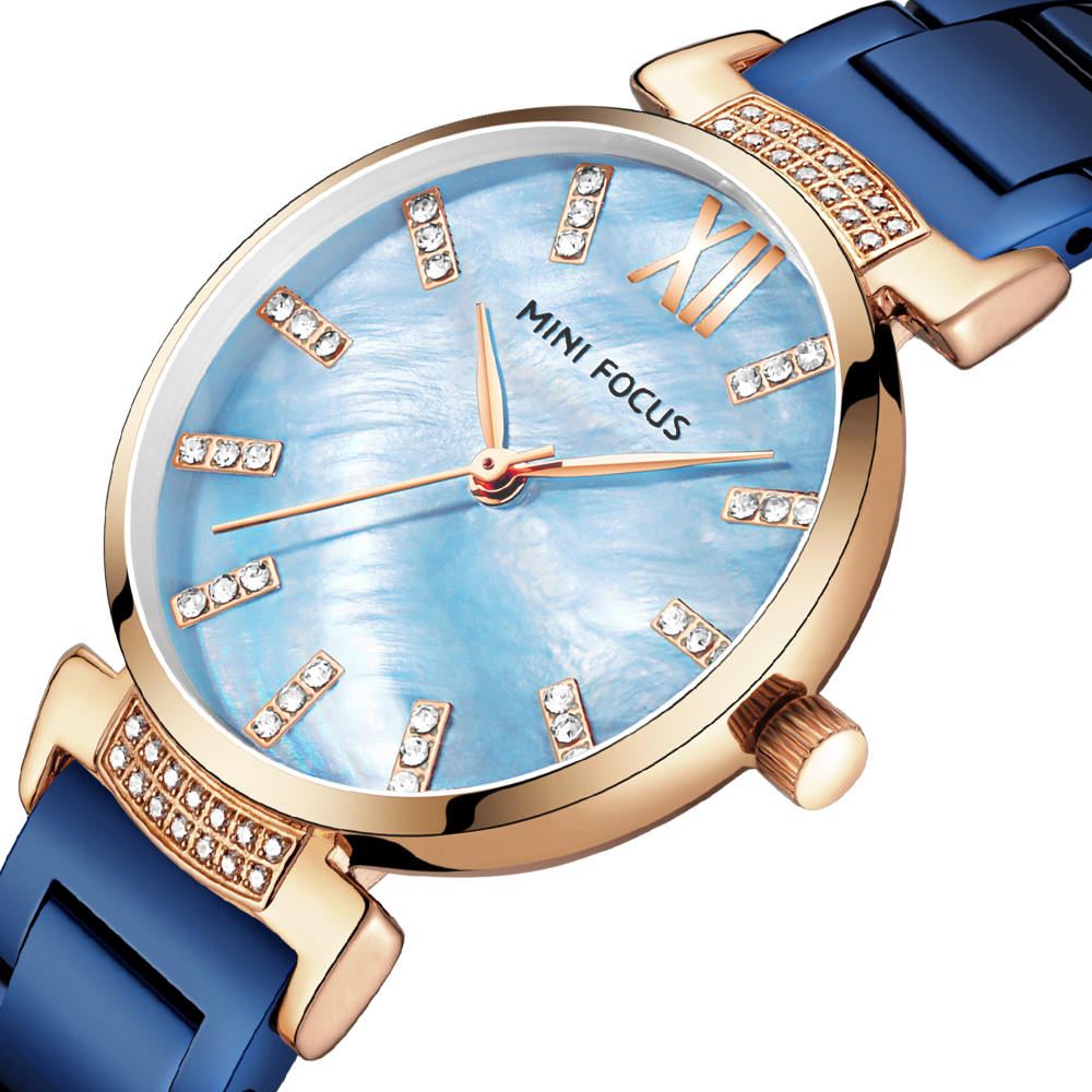 

MINI FOCUS MF0227L Простые Дизайн из нержавеющей стали Модные Женское наручные часы Женские кварцевые часы