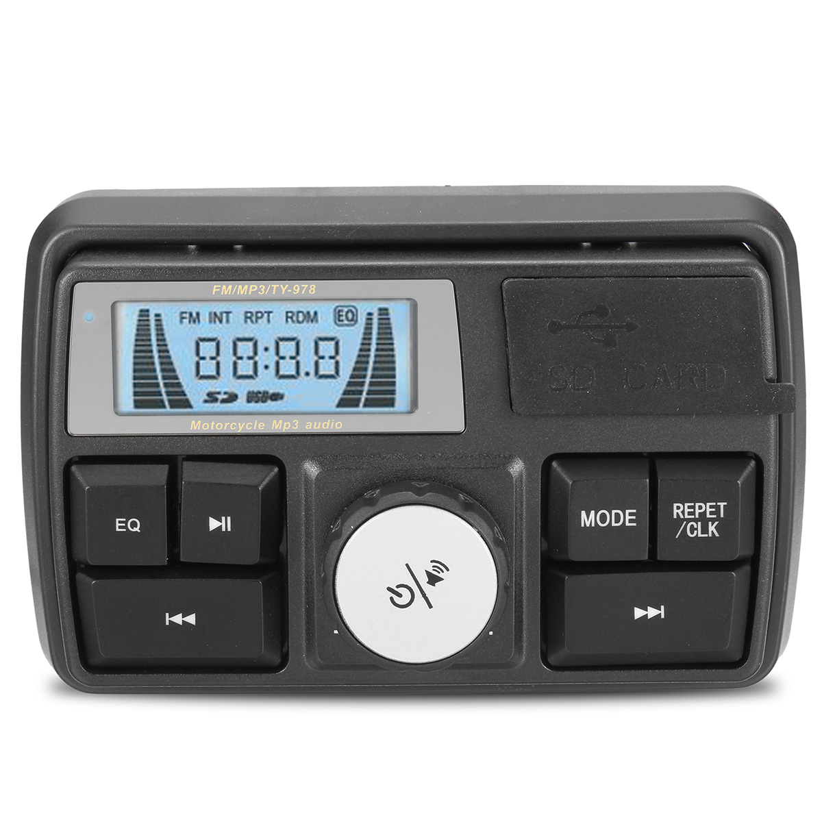 

12V Bluetooth Водонепроницаемы Противоугонная акустическая система мотоцикл Аудио FM-система Sound Player