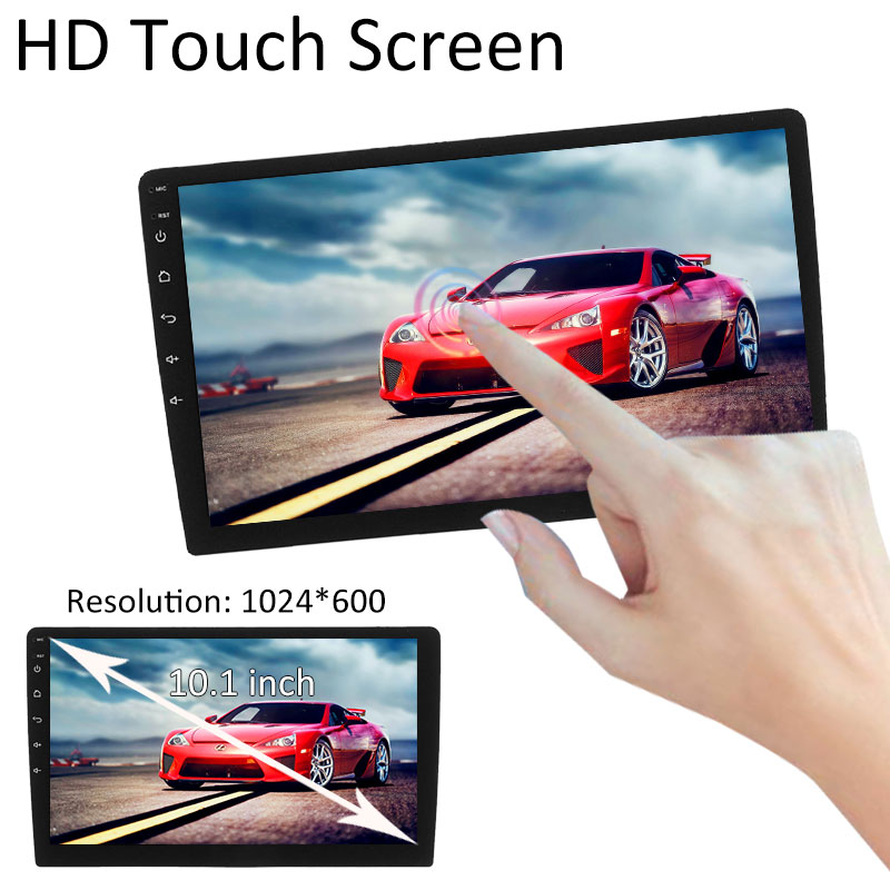9 Inch 2 DIN 1+16G Car MP5 Player Quad Core Stereo Radio IPS Touch Screen bluetooth DAB DVR 2