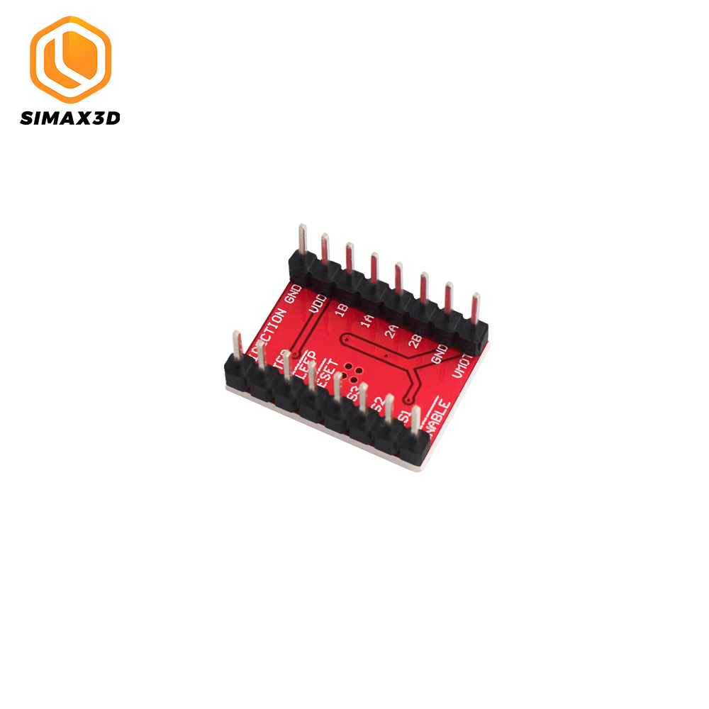 SIMAX3D® 6Pcs A4988 Stepper Motor Driver Board Red with Heatsink for 3D Printer 4