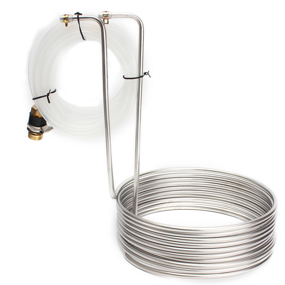 

Stainless Steel Food Grade Cooling Coil Pipe Home Brew Immersion Wort Chiller