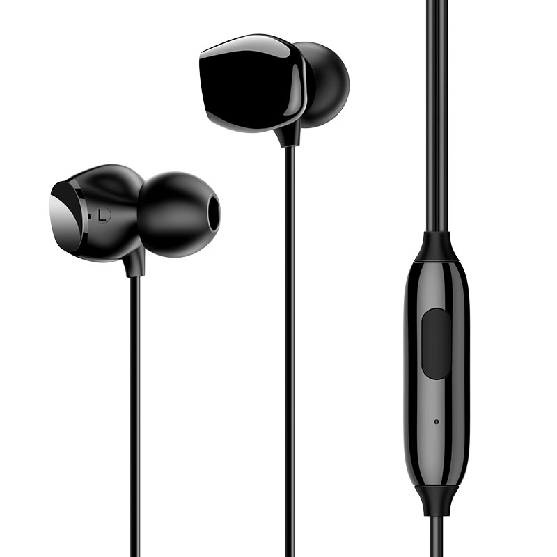 

USAMS EP-28 Earphone Durable 3.5mm Wired Control In-ear Stereo Earbuds Headphone with Mic