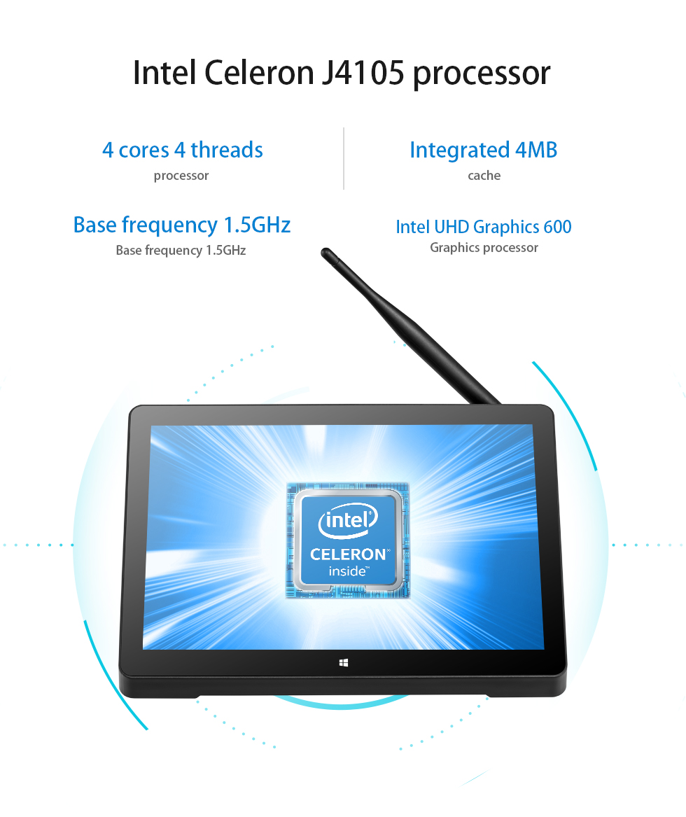 PIPO X10s Intel Celeron J4105 Quad Core 6GB RAM 64GB RAM 10.1 Inch Windows 10 Tablet 4