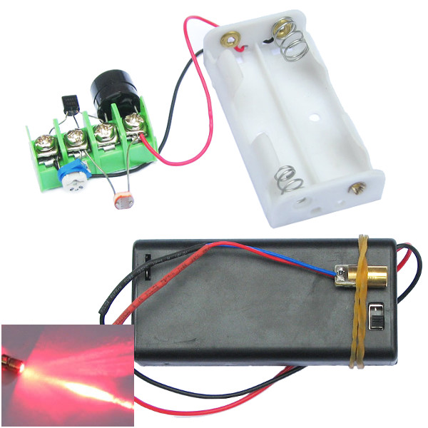 

DIY Infrared Laser Aiming Anti-theft Burglar Alarm Module Kit