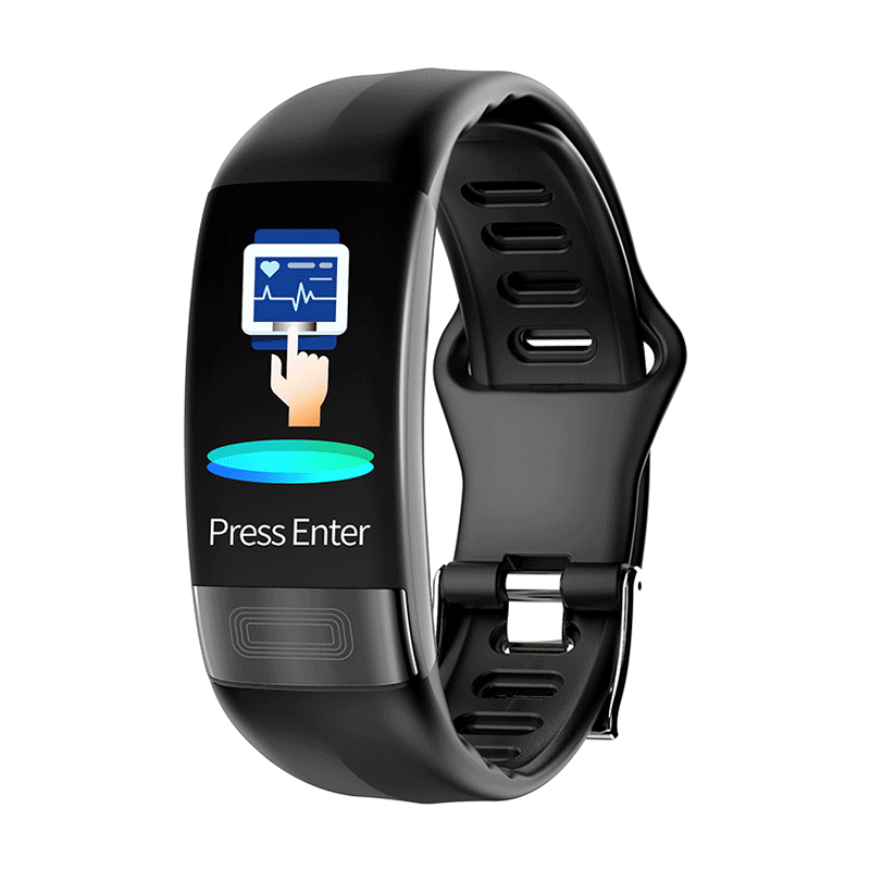 

Bakeey P11 ECG+HRV Heart Rate and Blood Pressure Monitor Smart Watch 24 Hours Fitness Tracker Wristband