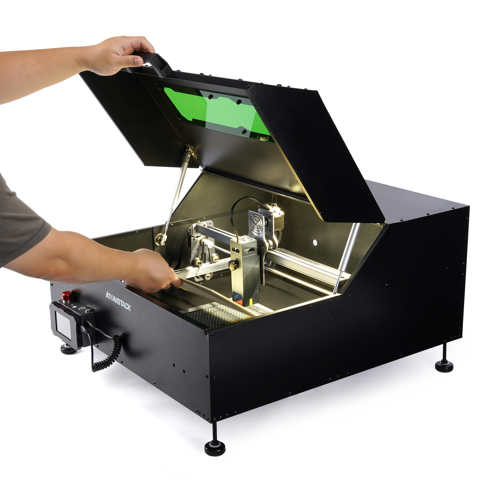 Find [EU Direct] Atomstack B1 Enclosure Safe Dust-Proof Cover for Laser Engraving Cutting Machine for Sale on Gipsybee.com with cryptocurrencies