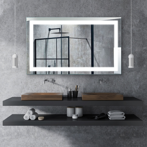Find [USA Direct] LED Lighted Bathroom Wall Mounted Mirror with High Lumen+Anti-Fog Separately Control+Dimmer Function for Sale on Gipsybee.com with cryptocurrencies