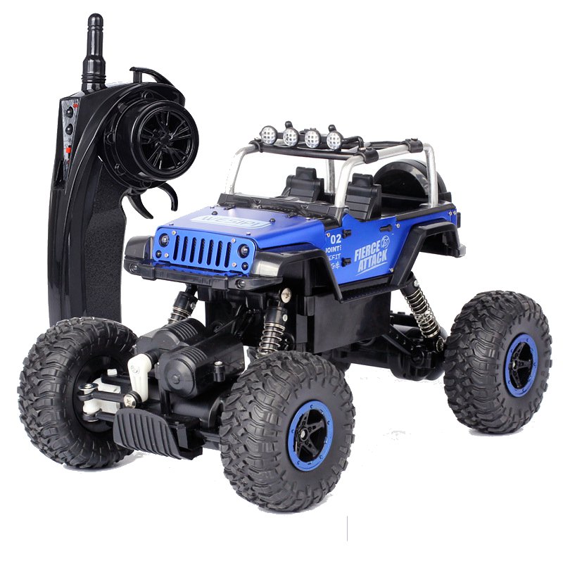 

WESIPI 3053R 1/18 2.4G 4WD Hummer RC Car Rock Crawler Off-Road RTR Vehicles W/ LED Light Toy