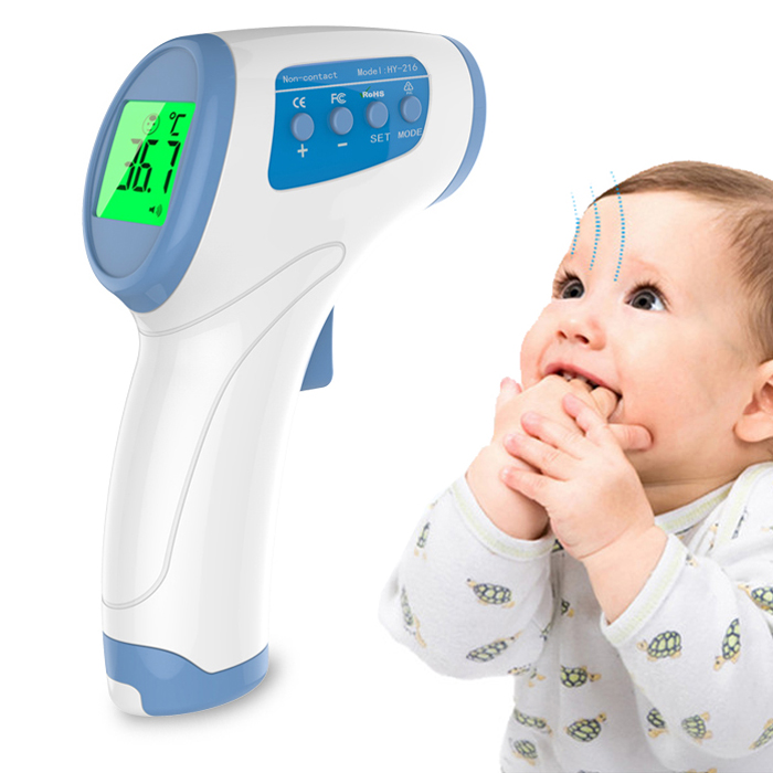 

HY-216 Digital Baby Adult Infrared Thermometer Body Forehead Temperature Gun Multi-purpose Non Contact Thermometer