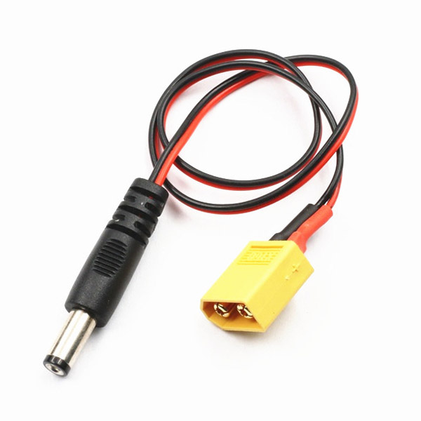 

Lantian RC XT60 Male to DC 5.5 Power Cable For FatShark HD2/V3 FPV Goggles Battery Receiver Monitor