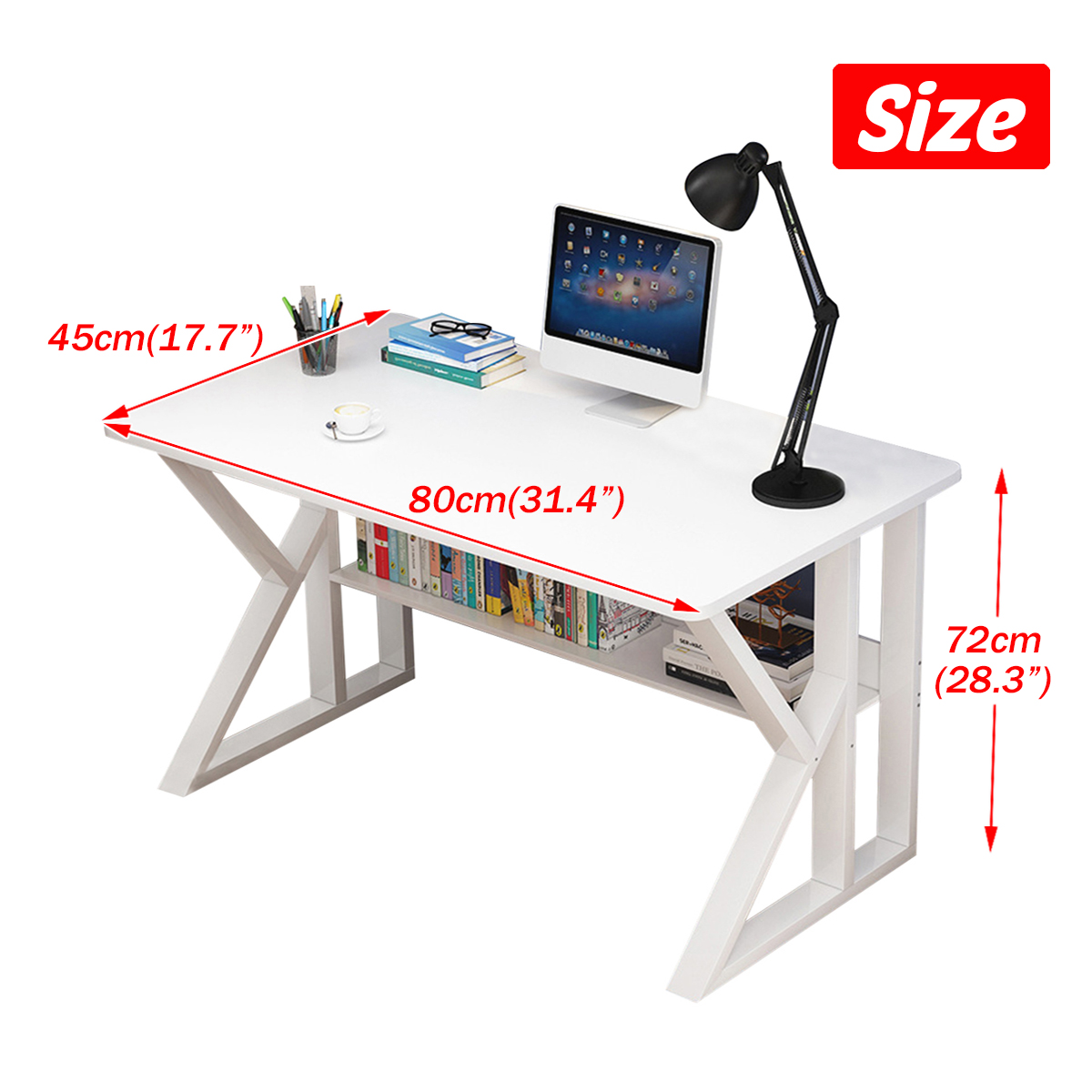 Fashion Computer Laptop Table Bedroom Bookshelf Wooden Stand Notebook Table Home 9