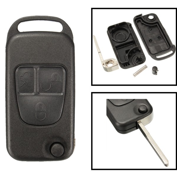 

Replacement 3 Button Remote Key FOB Shell Case For Mercedes Benz ML C CL S Class