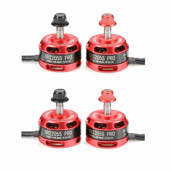 

4X Racerstar Racing Edition 2205 BR2205S PRO 2300KV 2-5S Brushless Motor For X210 X220 250 RC Drone FPV Racing